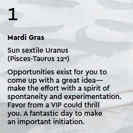 Astrology Zone Calendar Forecast Art