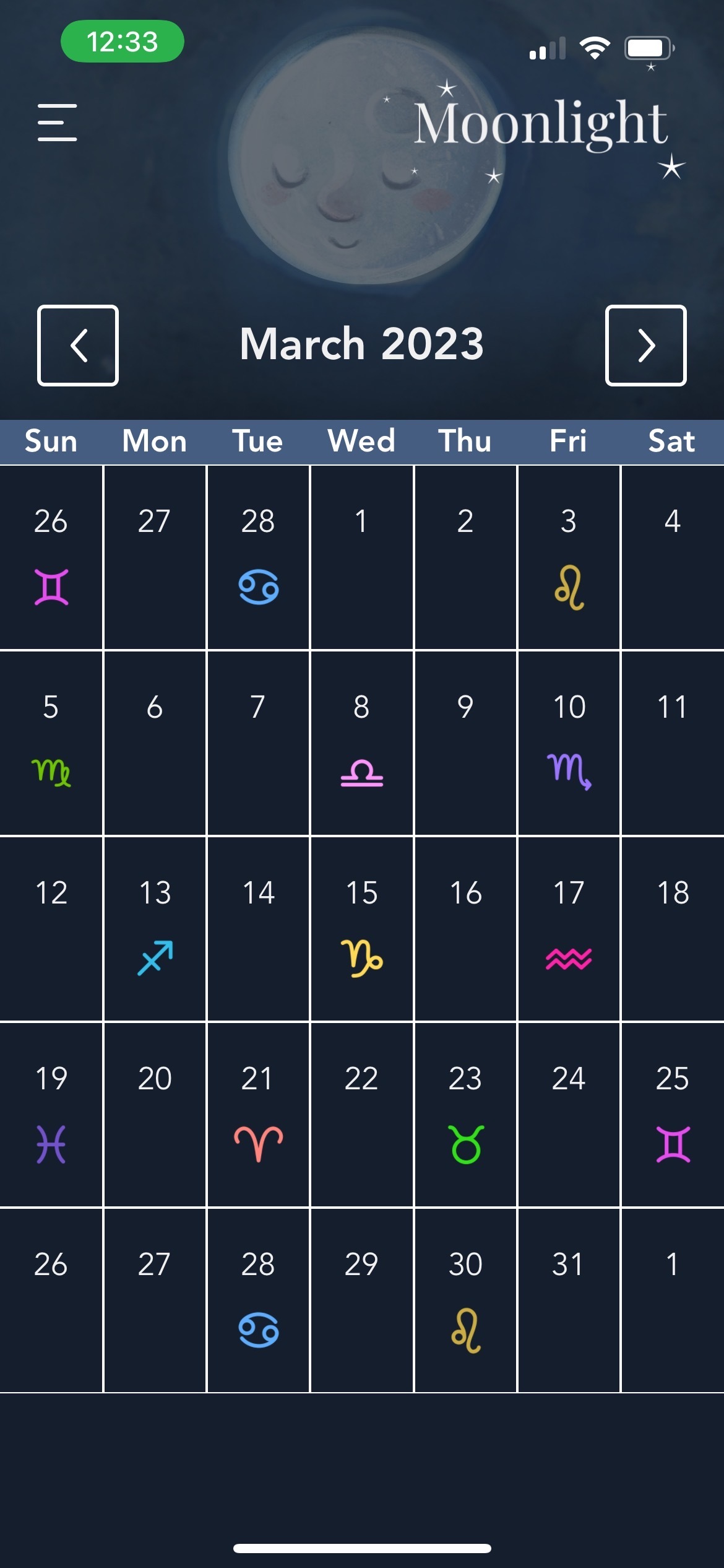 Astrology Zone App Screenshot