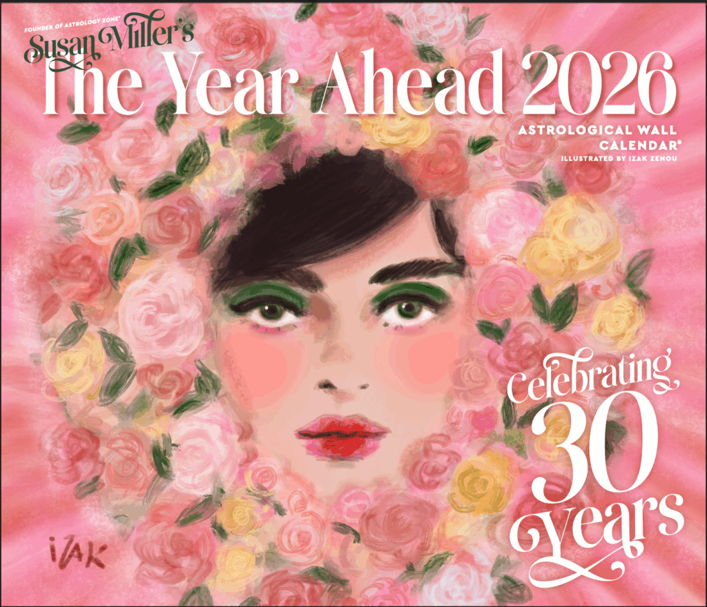 Year Ahead 2026 Astrological Wall Calendar (including complimentary month)  - Susan Miller Astrology Zone